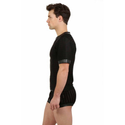 Votre site Erotique Fruits Défendus T Shirt Noir Rayé