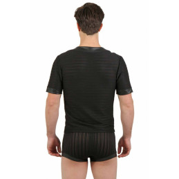 Votre site Erotique Fruits Défendus T Shirt Noir Rayé