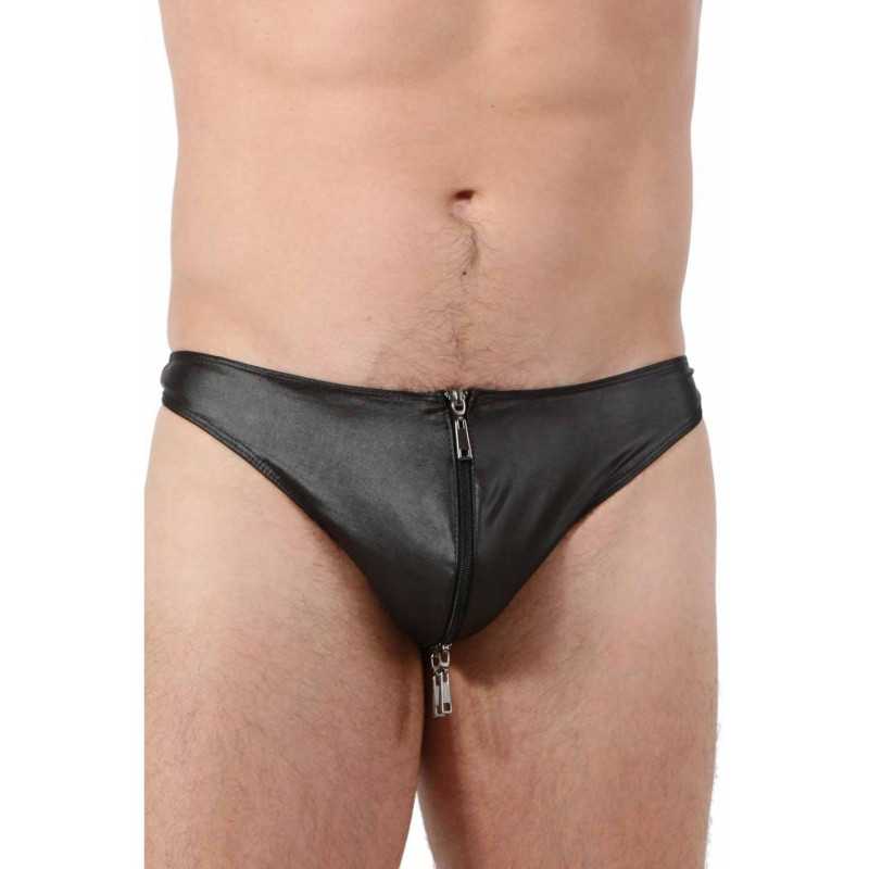 Votre site Erotique Fruits Défendus String Homme Wetlook Zip Va