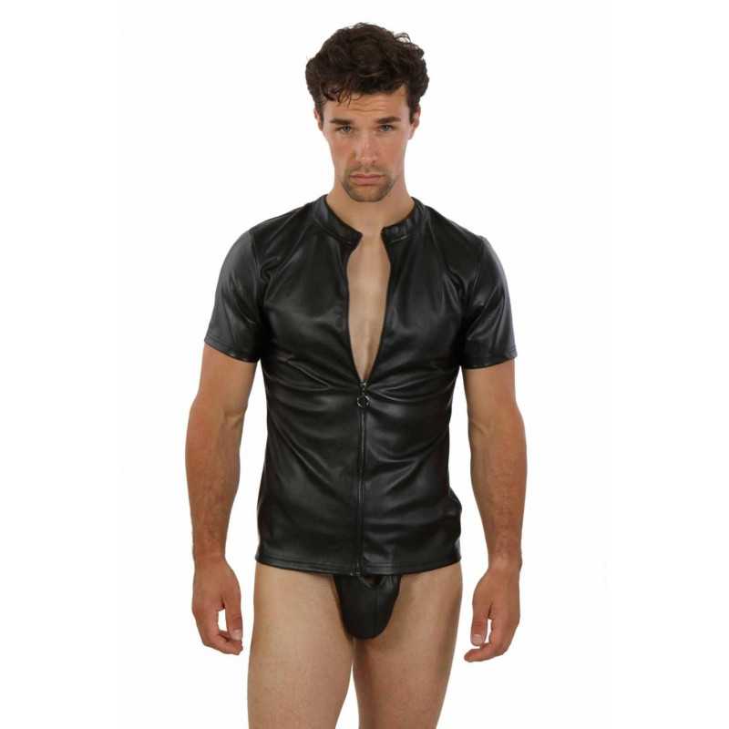 Votre site Erotique Fruits Défendus Chemise Homme Simili Cuir