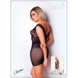Votre site Erotique Fruits Défendus Robe Fine Résille à Motifs