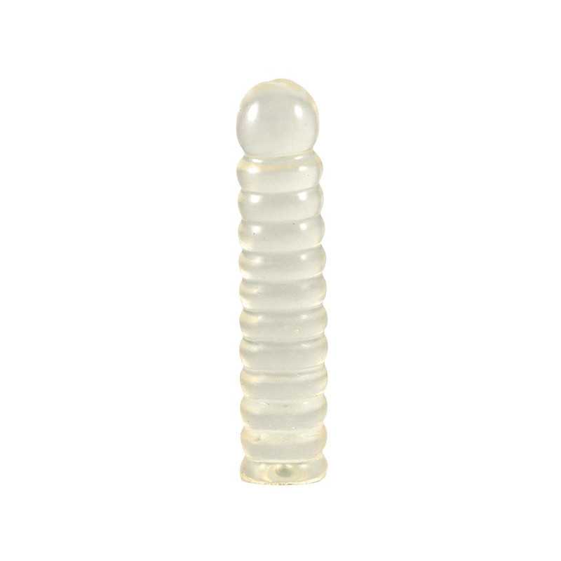 Votre site Erotique Fruits Défendus Gode Cristal à Anneaux Clair