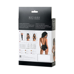 Votre site Erotique Fruits Défendus Kiara Body wetlook noir et