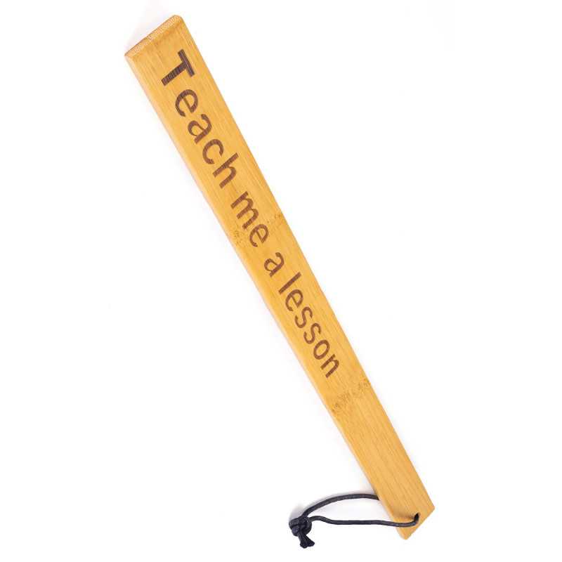 Votre site Erotique Fruits Défendus Paddle Bambou "Teach Me A