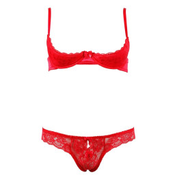 Votre site Erotique Fruits Défendus Ensemble Dentelle Rouge