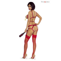 Votre site Erotique Fruits Défendus Slip Ouvert Harnais Rouge