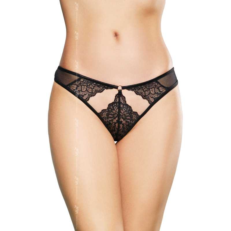 Votre site Erotique Fruits Défendus String Dentelle Bleu Marine