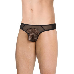 Votre site Erotique Fruits Défendus String noir résille devant