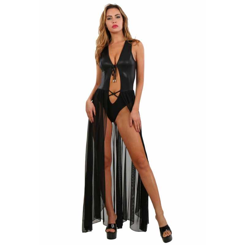 Votre site Erotique Fruits Défendus Body Robe Noire Magnifique