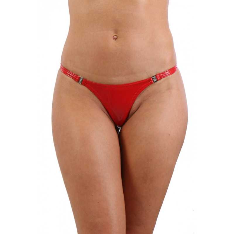 Votre site Erotique Fruits Défendus String Vinyle Détachable