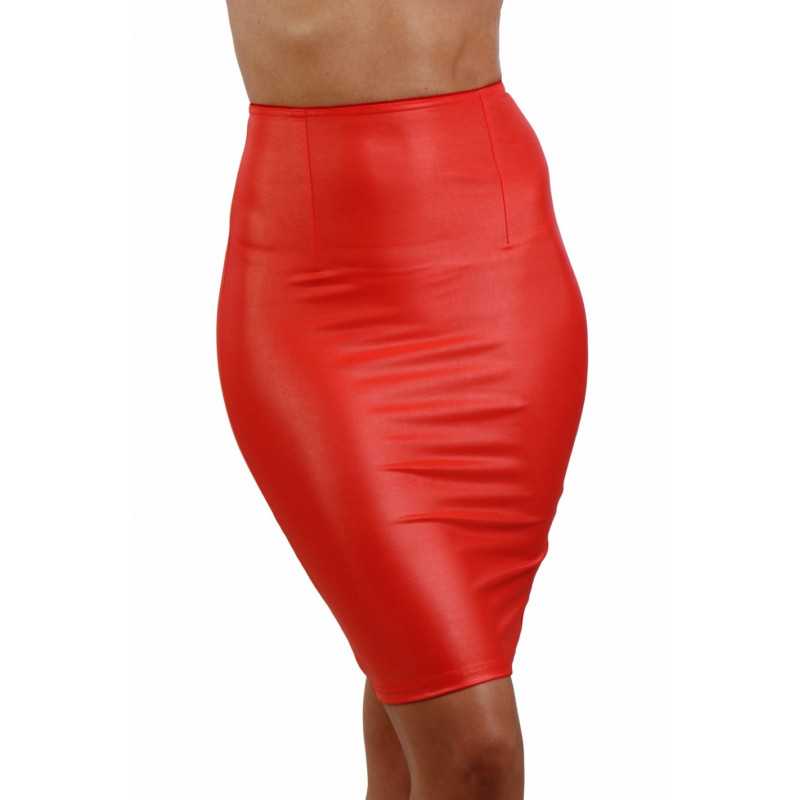 Votre site Erotique Fruits Défendus Jupe Crayon Wetlook Taille