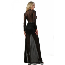 Votre site Erotique Fruits Défendus Robe Longue Micro Résille