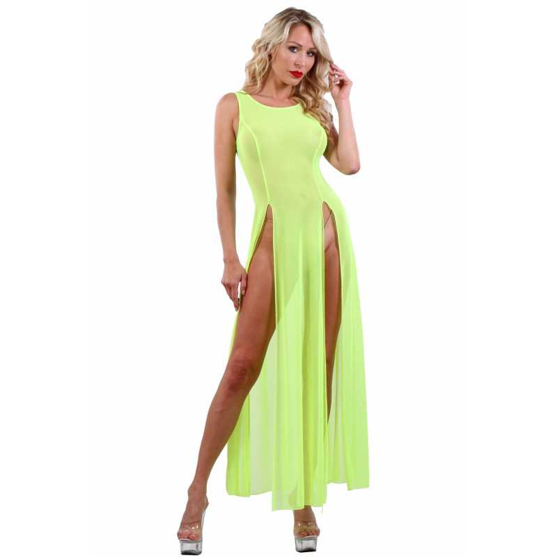 Votre site Erotique Fruits Défendus Robe Longue Micro Résille