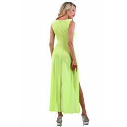 Votre site Erotique Fruits Défendus Robe Longue Micro Résille