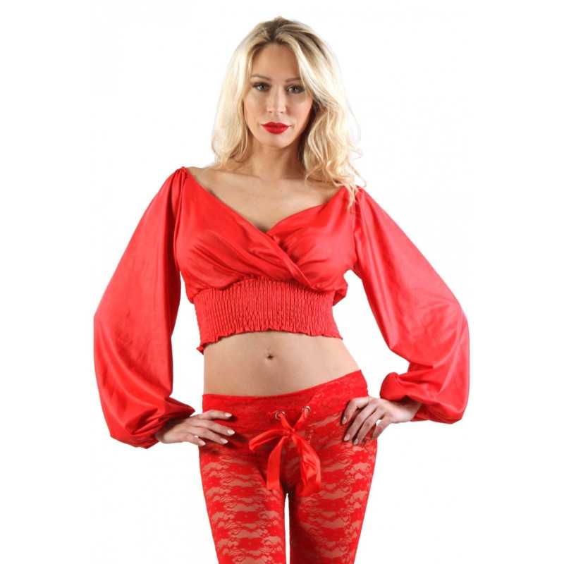 Votre site Erotique Fruits Défendus Top Court Manches Longues