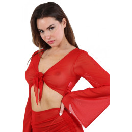 Votre site Erotique Fruits Défendus Top voile transparent nouer