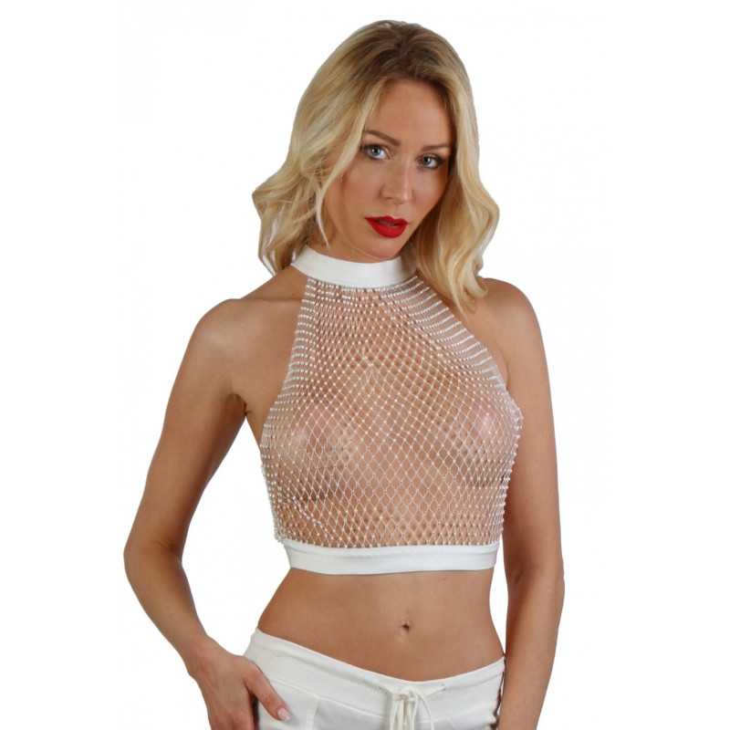 Votre site Erotique Fruits Défendus Top Filet Strass