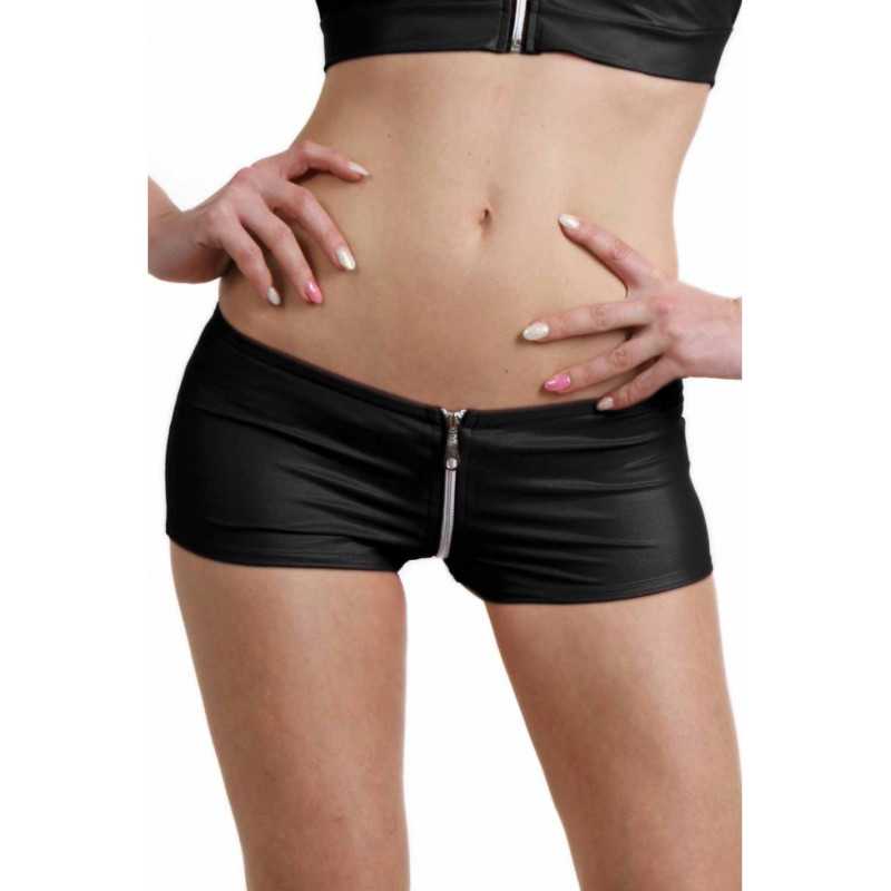 Votre site Erotique Fruits Défendus Mini Short Wetlook Noir