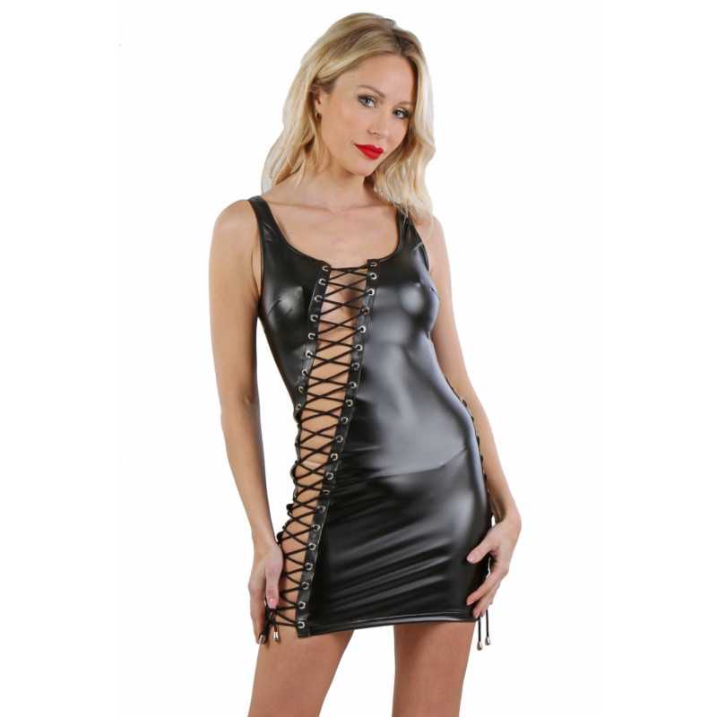 Votre site Erotique Fruits Défendus Robe Wetlook laçage ouvert