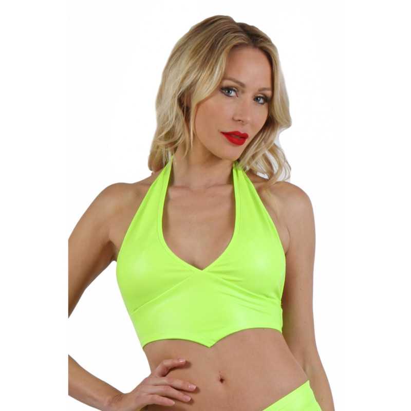 Votre site Erotique Fruits Défendus Top Court Wetlook Fluo Noué