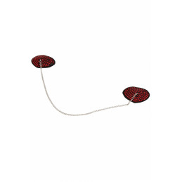 Votre site Erotique Fruits Défendus Nipple Coeur Noir Strass et