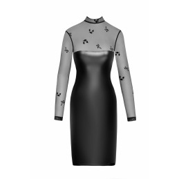 Votre site Erotique Fruits Défendus Robe Fourreau Voile Floqué