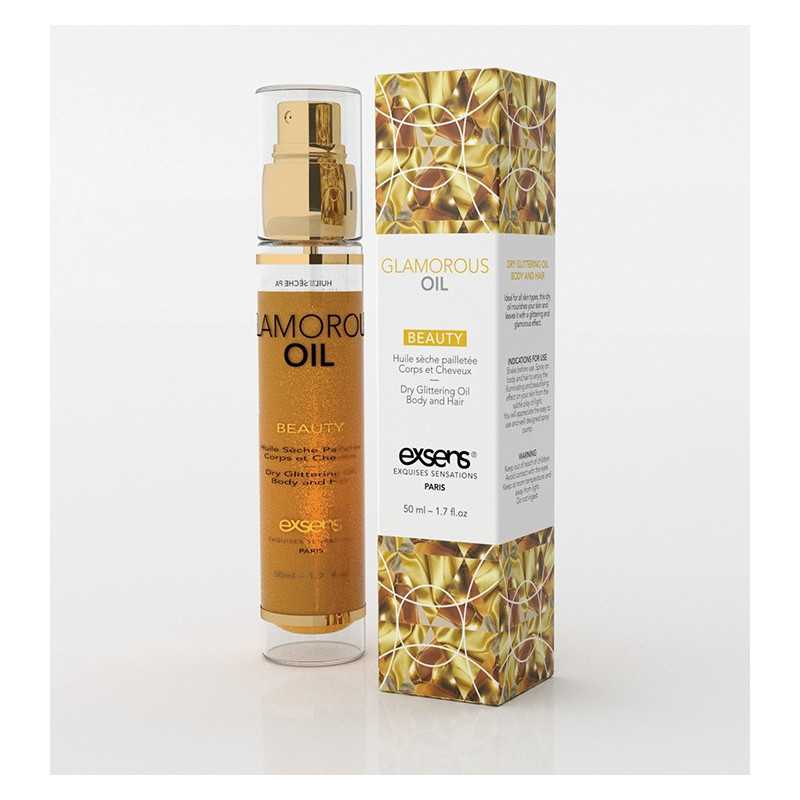 Votre site Erotique Fruits Défendus Huile Sèche Pailleté 50 Ml