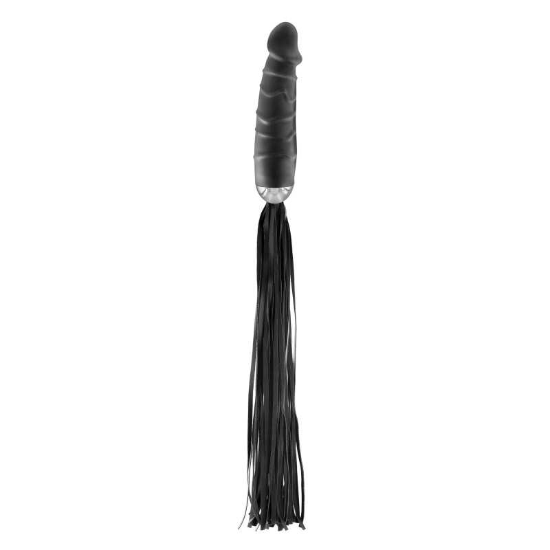 Votre site Erotique Fruits Défendus Martinet Gode Plug Noir 15Cm